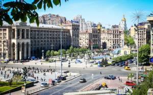 Обои Киев Украина майдан площадь независимости, столица на рабочий стол