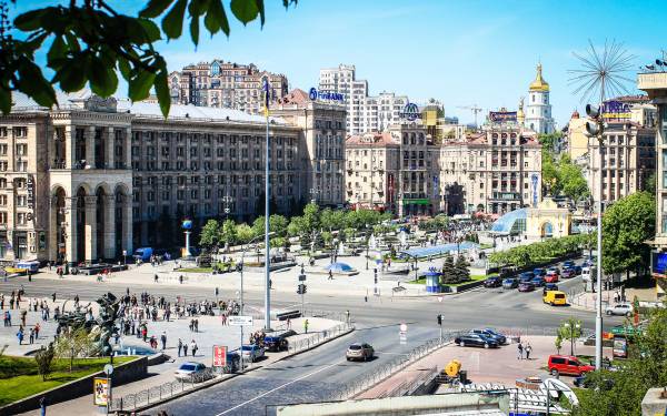Киев Украина майдан площадь независимости, столица обои для рабочего стола