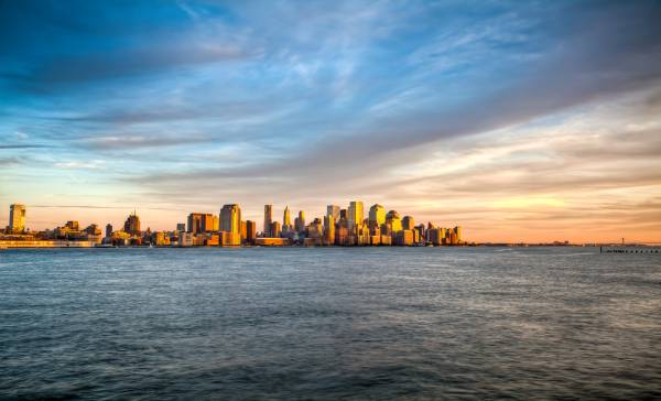 остров город Нью-Йорк Манхэттен США обои для рабочего стола