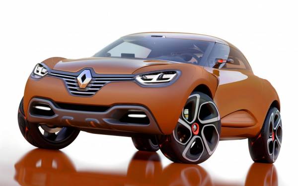 Renault Captur Concept car вид спереди обои для рабочего стола