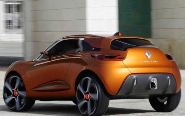 новый стильный автомобиль Renault Captur обои для рабочего стола