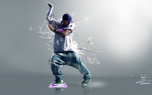 hip hop танцор в кепке исполняет танец обои для рабочего стола