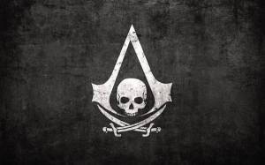 Обои Assassins Creed 4 Black Flag эмблема Ассасинов на рабочий стол