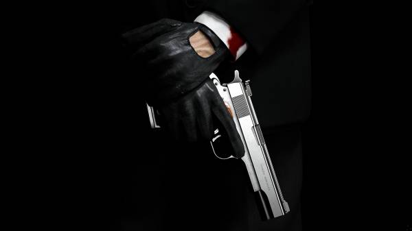 Hitman руки убийцы с пистолетом обои для рабочего стола