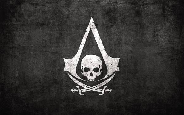 Assassins Creed 4 Black Flag эмблема Ассасинов обои для рабочего стола
