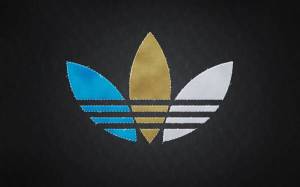 Обои Adidas логотип спортивной одежды Адидас на рабочий стол