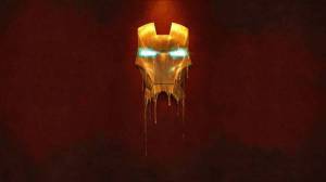 Обои маска железного человека Iron Man на рабочий стол