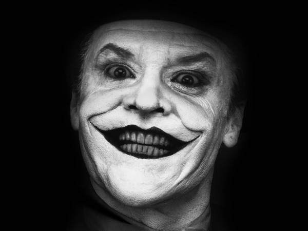 Джокер улыбка грим Джек Николсон актер обои для рабочего стола