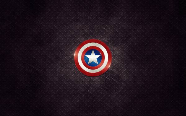 Щит главного супергероя фильма Капитан Америка обои для рабочего стола