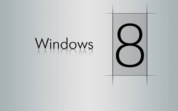 Windows 8, Windows, восемь, серый фон, Виндовс обои для рабочего стола