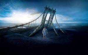 Обои фильм Обливион Oblivion разрушенный мост Том Круз на рабочий стол