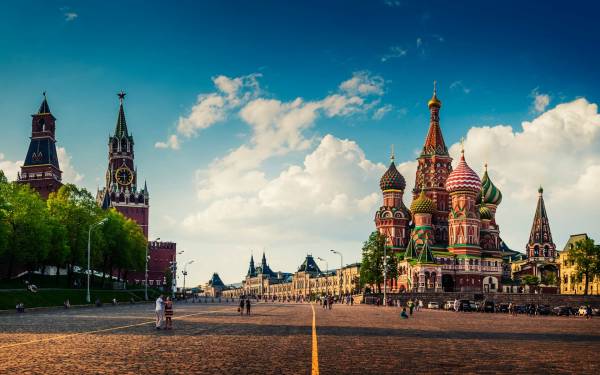 Красная площадь, Кремль, Собор, Москва, Россия обои для рабочего стола